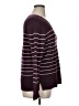 Gap Stripes Burgundy Pullover Sweater Size XL - photo 4