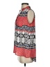 Sami & JO 100% Polyester Red Sleeveless Blouse Size S - photo 5