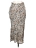 Volcom 100% Viscose Animal Print Silver Casual Skirt Size S - photo 2