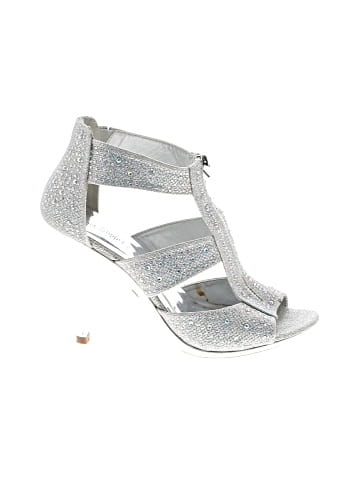 Silver Slipper Sandals (view 1)