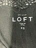 Ann Taylor LOFT 100% Rayon Black Long Sleeve Top Size XS - photo 7