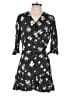 Ann Taylor LOFT 100% Rayon Floral Black Romper Size 0 - photo 1