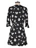 Ann Taylor LOFT 100% Rayon Floral Black Romper Size 0 - photo 2
