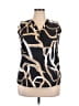 Unbranded 100% Polyester Black Sleeveless Blouse Size XXL - photo 1