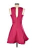 Assorted Brands 100% Polyester Solid Burgundy Cocktail Dress Size S (estimated) - photo 2