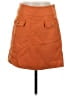 Skirtin Around 100% Wool Solid Orange Wool Skirt Size 4 - photo 1