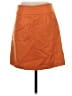 Skirtin Around 100% Wool Solid Orange Wool Skirt Size 4 - photo 2