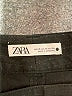 Zara Chevron-herringbone Black Dress Pants Size XS - photo 4