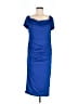 Unbranded Solid Blue Cocktail Dress Size XL - photo 1