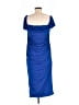 Unbranded Solid Blue Cocktail Dress Size XL - photo 2