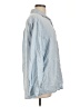 Assorted Brands 100% Tencel Solid Blue Long Sleeve Button-Down Shirt Size L - photo 4
