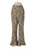Topshop 100% Polyester Animal Print Teal Casual Pants Size 4 - photo 1