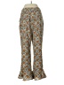 Topshop 100% Polyester Animal Print Teal Casual Pants Size 4 - photo 2