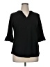 Unbranded Black 3/4 Sleeve Blouse Size XL - photo 1