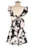 Unbranded 100% Polyester Floral Black Romper Size XXS (estimated) - photo 2