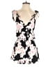 Unbranded 100% Polyester Floral Black Romper Size XXS (estimated) - photo 1