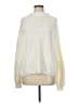 Miracle Color Block Ivory Turtleneck Sweater Size Med - Lg - photo 1