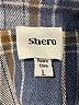 Shero 100% Polyester Plaid Blue Jacket Size L - photo 6