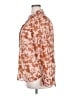 A New Day 100% Polyester Floral Orange Long Sleeve Blouse Size XXL - photo 5