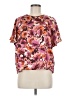 1.State 100% Polyester Pink Short Sleeve Blouse Size M - photo 1
