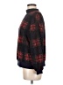 Porridge 100% Polyester Plaid Red Turtleneck Sweater Size M - photo 5