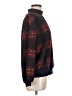 Porridge 100% Polyester Plaid Red Turtleneck Sweater Size M - photo 4