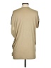 MICHAEL Michael Kors 100% Rayon Metallic Silver Short Sleeve Top Size S - photo 2