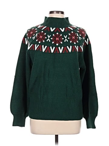 She + Sky Turtleneck Sweater (view 1)