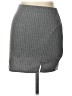 I. Joah Solid Gray Casual Skirt Size L - photo 1