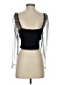 Zara 100% Polyester Black Long Sleeve Top Size S - photo 2