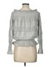 Unbranded Gray Long Sleeve Blouse Size L - photo 2