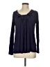 Carole Hochman Blue Long Sleeve Top Size M - photo 1
