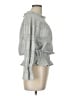 Unbranded Gray Long Sleeve Blouse Size L - photo 4