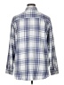 Jachs Girlfriend Plaid Silver Long Sleeve Button-Down Shirt Size XL - photo 2