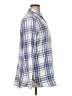 Jachs Girlfriend Plaid Silver Long Sleeve Button-Down Shirt Size XL - photo 4