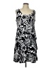 Tiana B. Graphic Black Casual Dress Size L (estimated) - photo 1