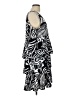 Tiana B. Graphic Black Casual Dress Size L (estimated) - photo 4