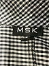 MSK Houndstooth Gray 3/4 Sleeve Button-Down Shirt Size 14 (estimated) - photo 7