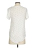 Final Touch 100% Rayon Stars Ivory Short Sleeve Blouse Size S - photo 2