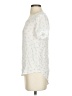 Final Touch 100% Rayon Stars Ivory Short Sleeve Blouse Size S - photo 5