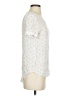 Final Touch 100% Rayon Stars Ivory Short Sleeve Blouse Size S - photo 4