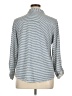 Croft & Barrow Stripes Blue 3/4 Sleeve Button-Down Shirt Size XL (petite) - photo 2