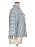 Croft & Barrow Stripes Blue 3/4 Sleeve Button-Down Shirt Size XL (petite) - photo 4