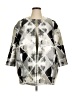 Anne Klein Argyle Silver Jacket Size XL - photo 1