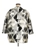 Anne Klein Argyle Silver Jacket Size XL - photo 2