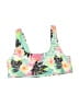 Unbranded Tropical Green Swimsuit Top Size XL - photo 1