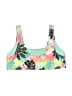 Unbranded Tropical Green Swimsuit Top Size XL - photo 2