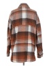 12th Tribe Plaid Brown Long Sleeve Blouse Size S - photo 2
