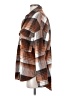 12th Tribe Plaid Brown Long Sleeve Blouse Size S - photo 5