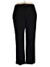 Rafaella Solid Black Casual Pants Size 20 - photo 1